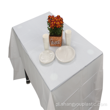 Solid Color Custom Plastic Peva Table Cover